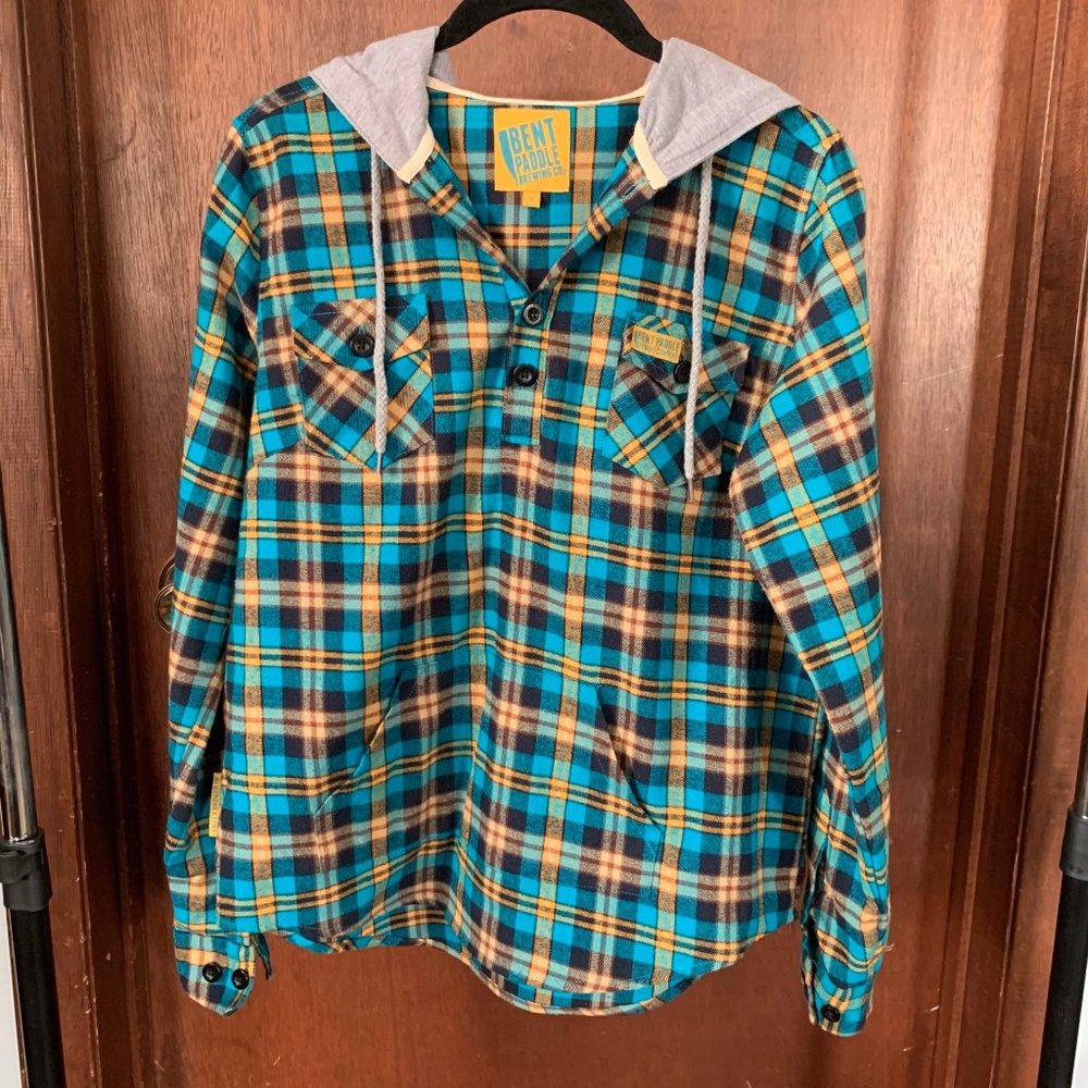 Bent Paddle Brewing Flannel Hoodie